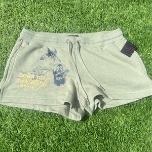 Ed Hardy Olive Green Casual Shorts
